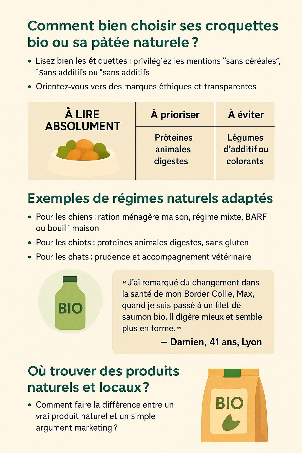 đż Alimentation naturelle pour animaux 1 Alimentation naturelle pour animaux