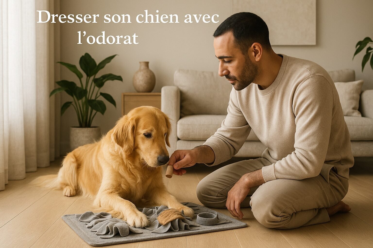 Dresser son chien avec l’odorat