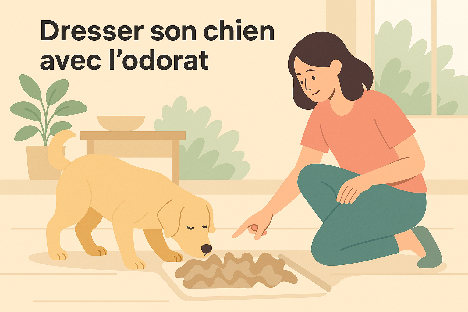 Dresser son chien avec l’odorat